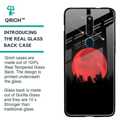 Moonlight Aesthetic Glass Case For Oppo F11 Pro