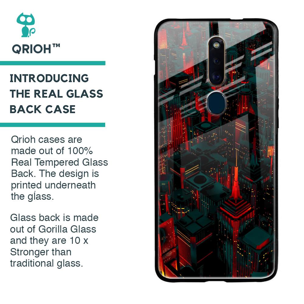 City Light Glass Case For Oppo F11 Pro