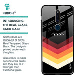 Abstract Arrow Pattern Glass Case For Oppo F11 Pro