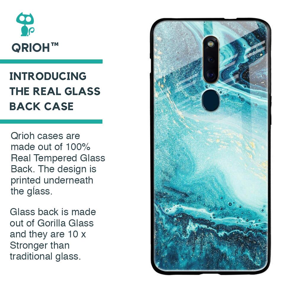 Sea Water Glass case for Oppo F11 Pro