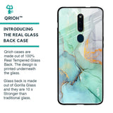 Green Marble Glass case for Oppo F11 Pro