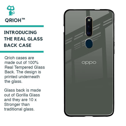 Charcoal Glass Case for Oppo F11 Pro