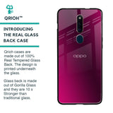 Pink Burst Glass Case for Oppo F11 Pro