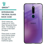 Ultraviolet Gradient Glass Case for Oppo F11 Pro