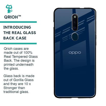 Royal Navy Glass Case for Oppo F11 Pro