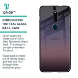 Grey Ombre Glass Case for Oppo F11 Pro
