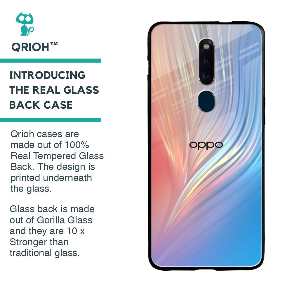 Mystic Aurora Glass Case for Oppo F11 Pro
