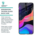Colorful Fluid Glass Case for Oppo F11 Pro