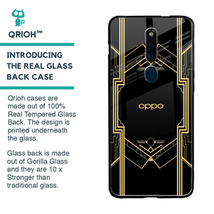 Sacred Logo Glass Case for Oppo F11 Pro