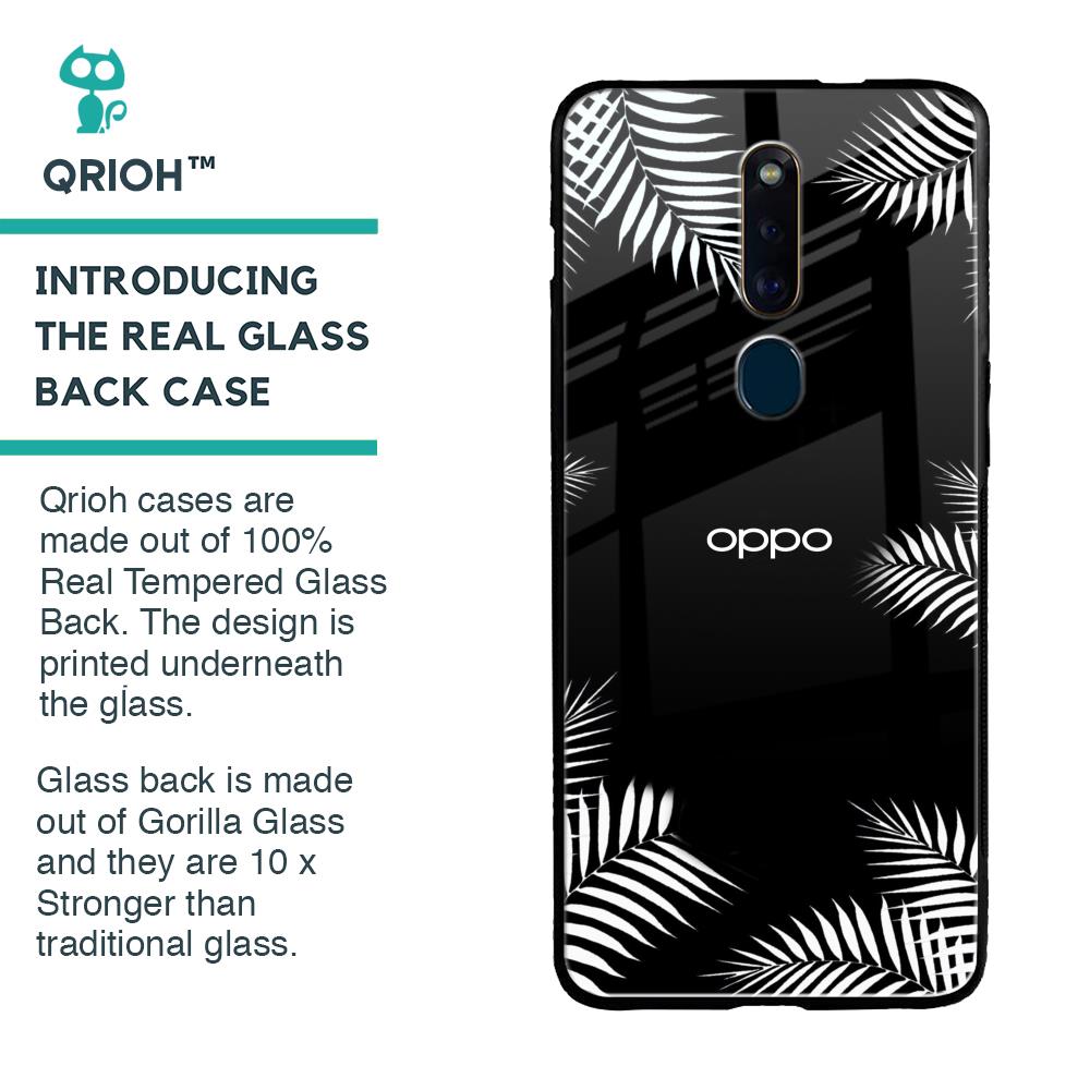 Zealand Fern Design Glass Case For Oppo F11 Pro