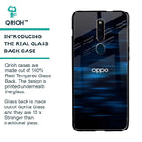 Blue Rough Abstract Glass Case for Oppo F11 Pro