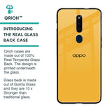 Fluorescent Yellow Glass case for Oppo F11 Pro