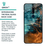 Golden Splash Glass Case for Oppo F11 Pro