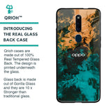 Watercolor Wave Glass Case for Oppo F11 Pro