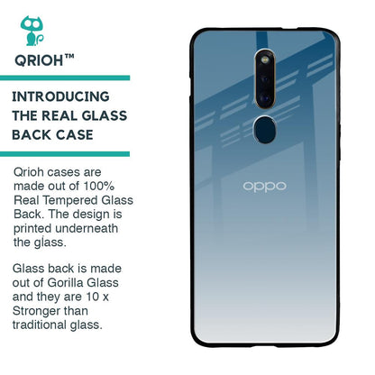 Deep Sea Space Glass Case for Oppo F11 Pro