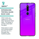 Purple Pink Glass Case for Oppo F11 Pro