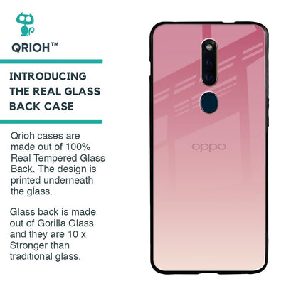 Blooming Pink Glass Case for Oppo F11 Pro