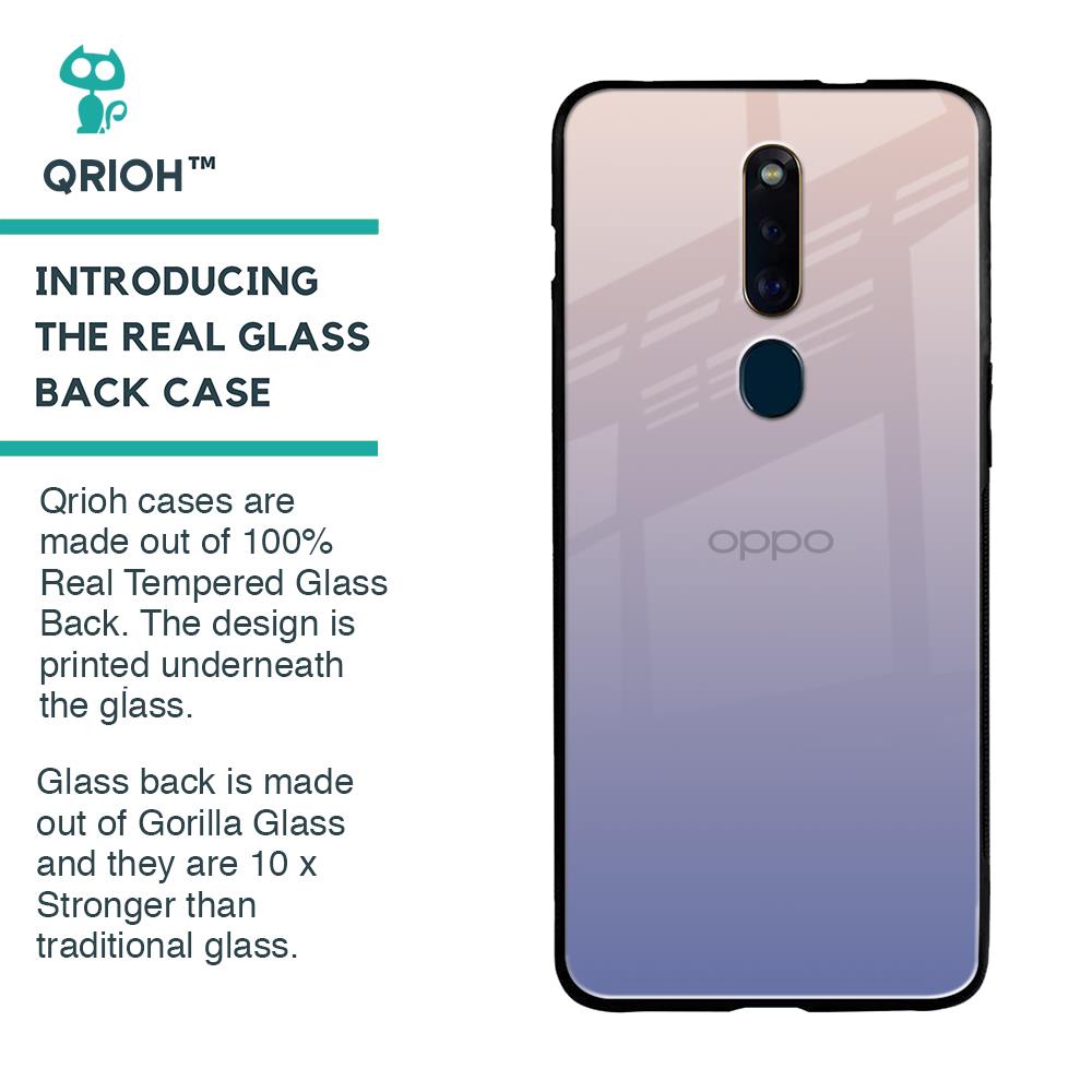Rose Hue Glass Case for Oppo F11 Pro