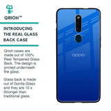 Egyptian Blue Glass Case for Oppo F11 Pro
