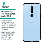 Pastel Sky Blue Glass Case for Oppo F11 Pro