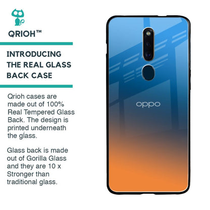 Sunset Of Ocean Glass Case for Oppo F11 Pro