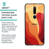 Magma Color Pattern Glass Case for Oppo F11 Pro