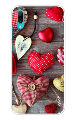 Valentine Hearts Huawei Y7 Pro 2019 Back Cover