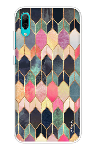 Shimmery Pattern Huawei Y7 Pro 2019 Back Cover
