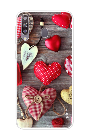 Valentine Hearts Samsung Galaxy M30 Back Cover