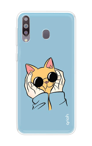 Attitude Cat Samsung Galaxy M30 Back Cover