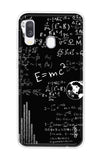 Equation Doodle Samsung Galaxy A40 Back Cover