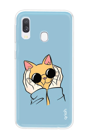 Attitude Cat Samsung Galaxy A40 Back Cover