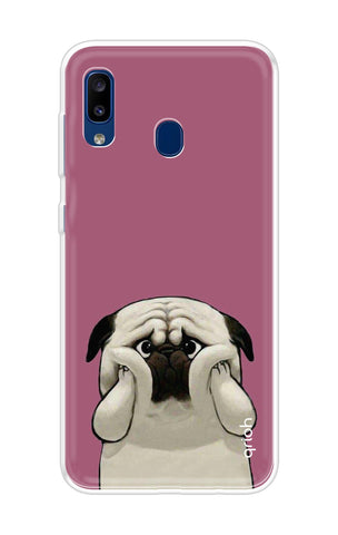 Chubby Dog Samsung Galaxy A20 Back Cover