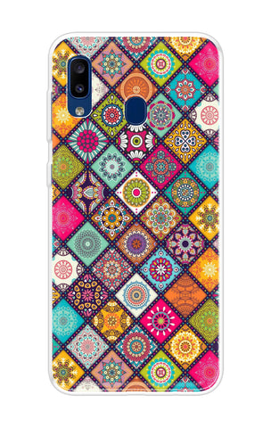 Multicolor Mandala Samsung Galaxy A20 Back Cover