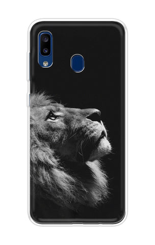 Lion Looking to Sky Samsung Galaxy A20 Back Cover