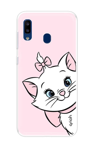 Cute Kitty Samsung Galaxy A20 Back Cover