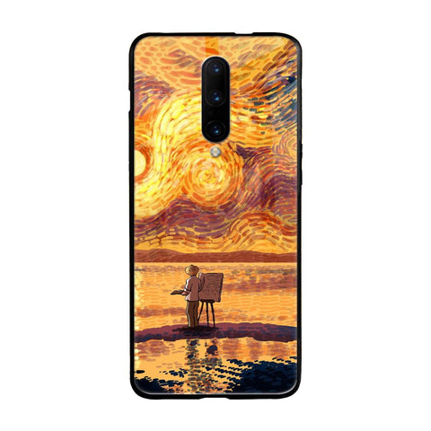 Sunset Vincent OnePlus 7 Pro Glass Back Cover Online