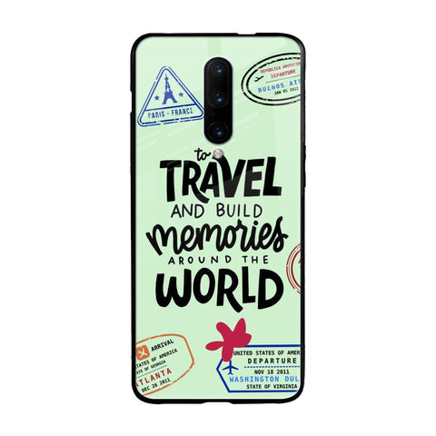 Travel Stamps OnePlus 7 Pro Glass Back Cover Online