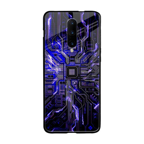 Techno Color Pattern OnePlus 7 Pro Glass Back Cover Online