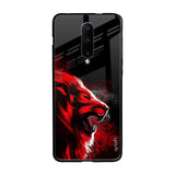 Red Angry Lion OnePlus 7 Pro Glass Back Cover Online