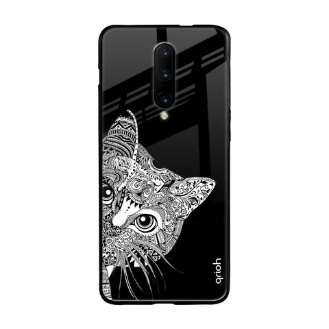 Kitten Mandala OnePlus 7 Pro Glass Back Cover Online