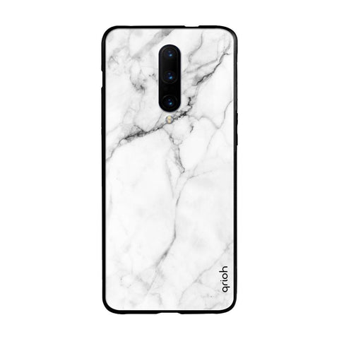 Modern White Marble OnePlus 7 Pro Glass Back Cover Online