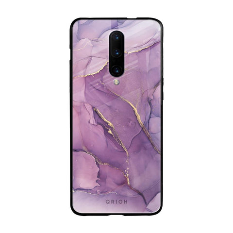 Purple Gold Marble OnePlus 7 Pro Glass Back Cover Online