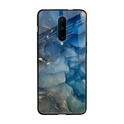 Blue Cool Marble OnePlus 7 Pro Glass Back Cover Online