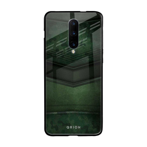 Green Leather OnePlus 7 Pro Glass Back Cover Online