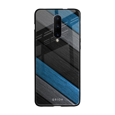 Multicolor Wooden Effect OnePlus 7 Pro Glass Back Cover Online