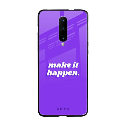 Make it Happen OnePlus 7 Pro Glass Back Cover Online