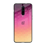 Geometric Pink Diamond OnePlus 7 Pro Glass Back Cover Online