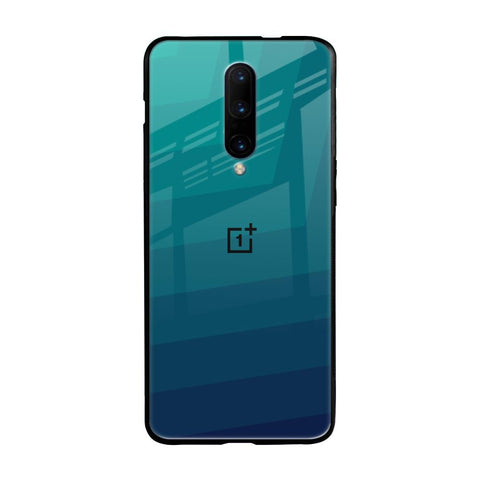 Green Triangle Pattern OnePlus 7 Pro Glass Back Cover Online