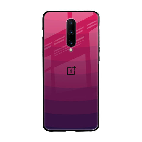 Wavy Pink Pattern OnePlus 7 Pro Glass Back Cover Online